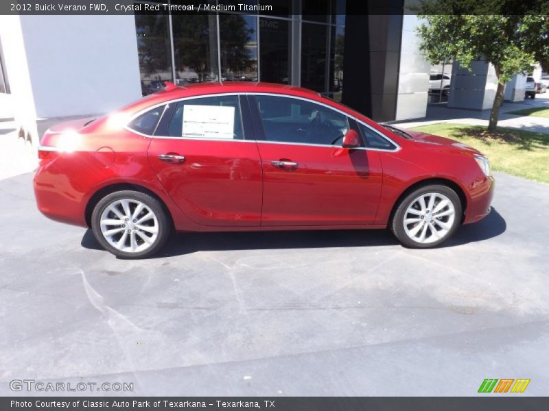 Crystal Red Tintcoat / Medium Titanium 2012 Buick Verano FWD