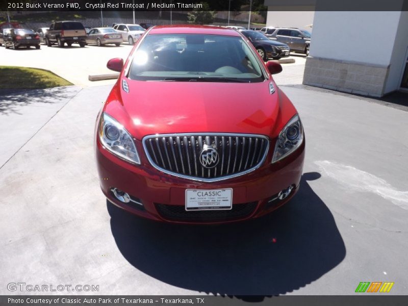 Crystal Red Tintcoat / Medium Titanium 2012 Buick Verano FWD