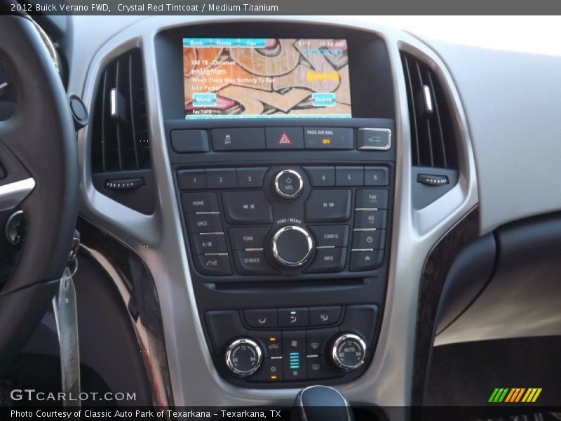 Crystal Red Tintcoat / Medium Titanium 2012 Buick Verano FWD