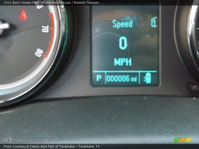 Crystal Red Tintcoat / Medium Titanium 2012 Buick Verano FWD