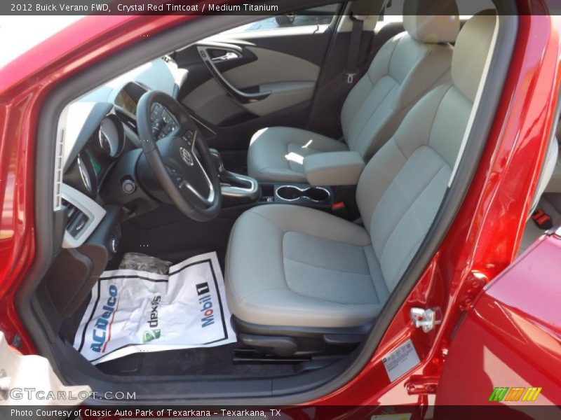 Crystal Red Tintcoat / Medium Titanium 2012 Buick Verano FWD