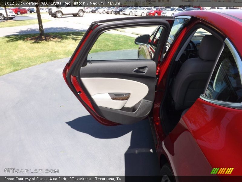 Crystal Red Tintcoat / Medium Titanium 2012 Buick Verano FWD