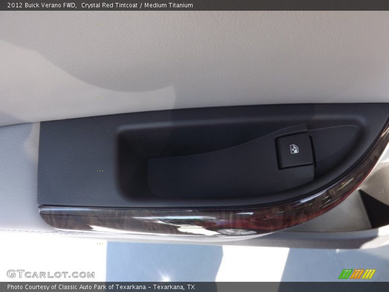 Crystal Red Tintcoat / Medium Titanium 2012 Buick Verano FWD