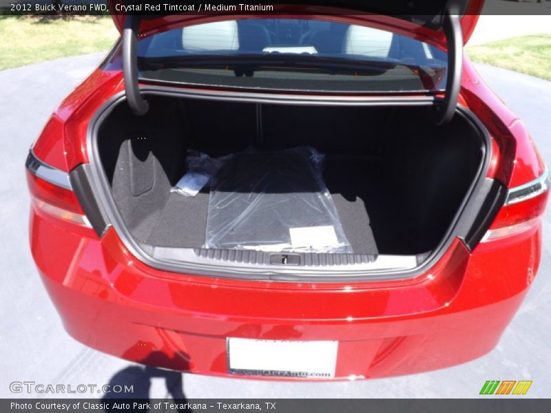 Crystal Red Tintcoat / Medium Titanium 2012 Buick Verano FWD