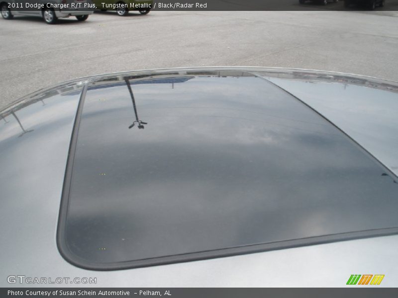 Tungsten Metallic / Black/Radar Red 2011 Dodge Charger R/T Plus