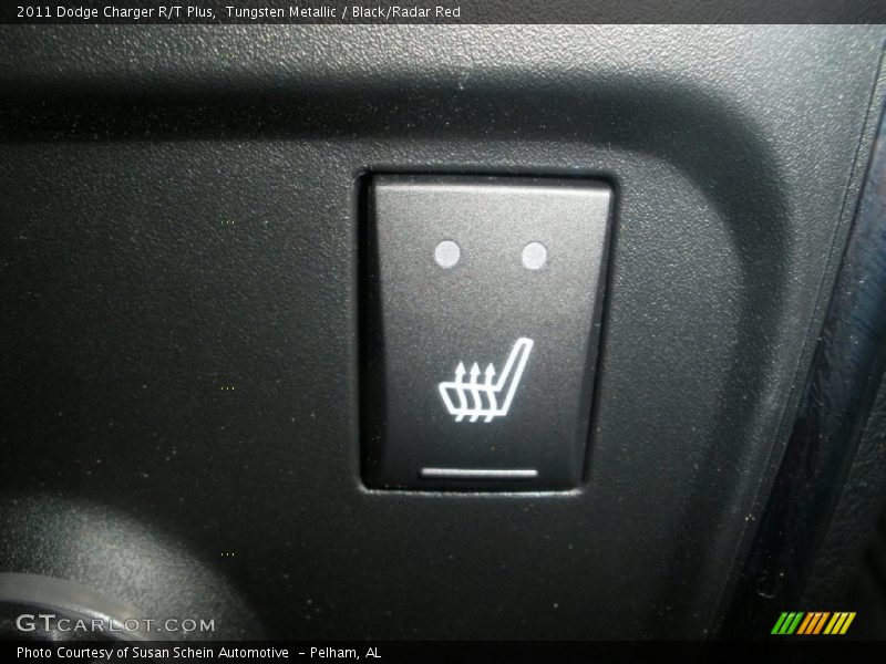 Tungsten Metallic / Black/Radar Red 2011 Dodge Charger R/T Plus