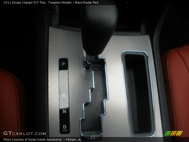 Tungsten Metallic / Black/Radar Red 2011 Dodge Charger R/T Plus