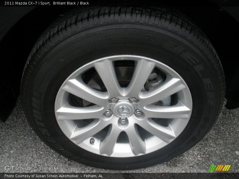 Brilliant Black / Black 2011 Mazda CX-7 i Sport