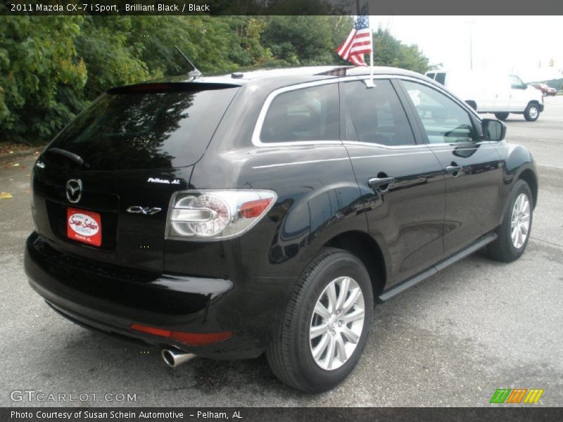 Brilliant Black / Black 2011 Mazda CX-7 i Sport