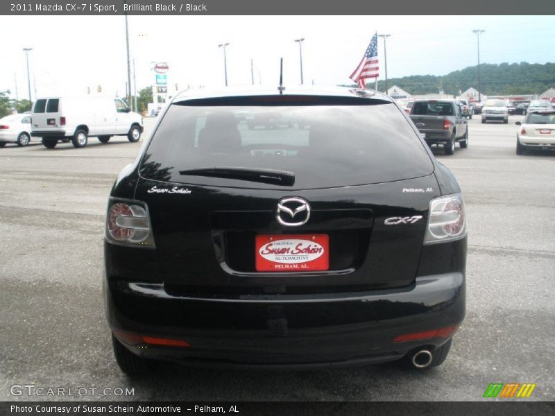 Brilliant Black / Black 2011 Mazda CX-7 i Sport