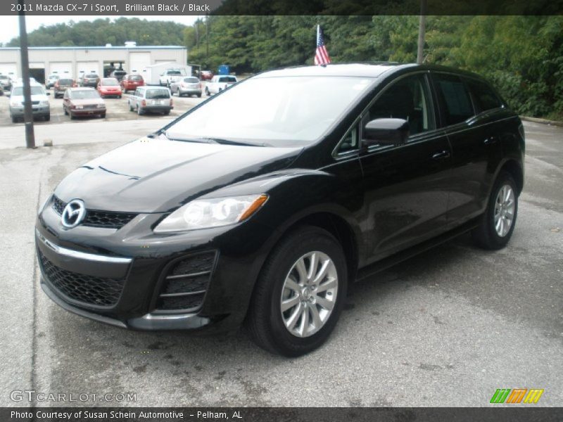 Brilliant Black / Black 2011 Mazda CX-7 i Sport