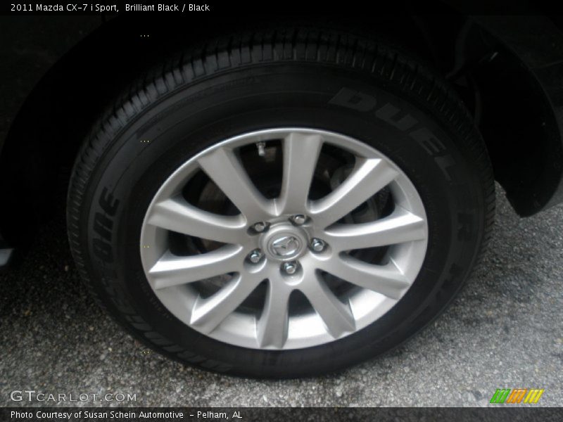 Brilliant Black / Black 2011 Mazda CX-7 i Sport