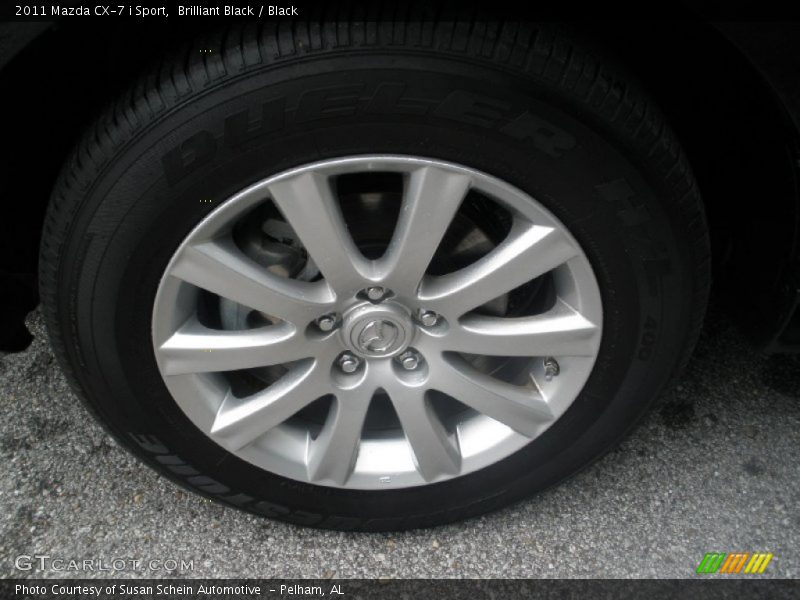 Brilliant Black / Black 2011 Mazda CX-7 i Sport