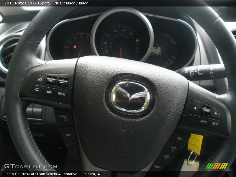 Brilliant Black / Black 2011 Mazda CX-7 i Sport