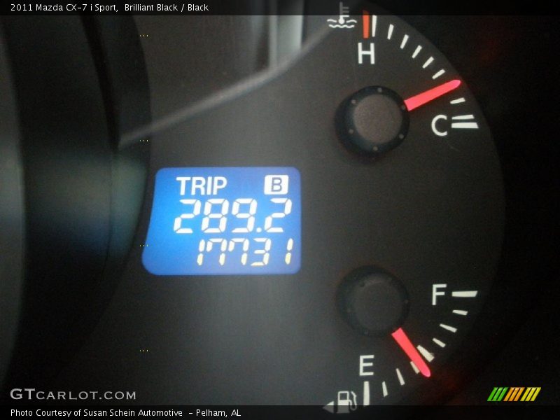 Brilliant Black / Black 2011 Mazda CX-7 i Sport