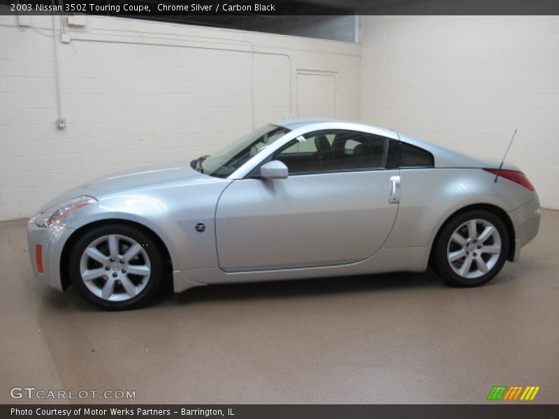 Chrome Silver / Carbon Black 2003 Nissan 350Z Touring Coupe