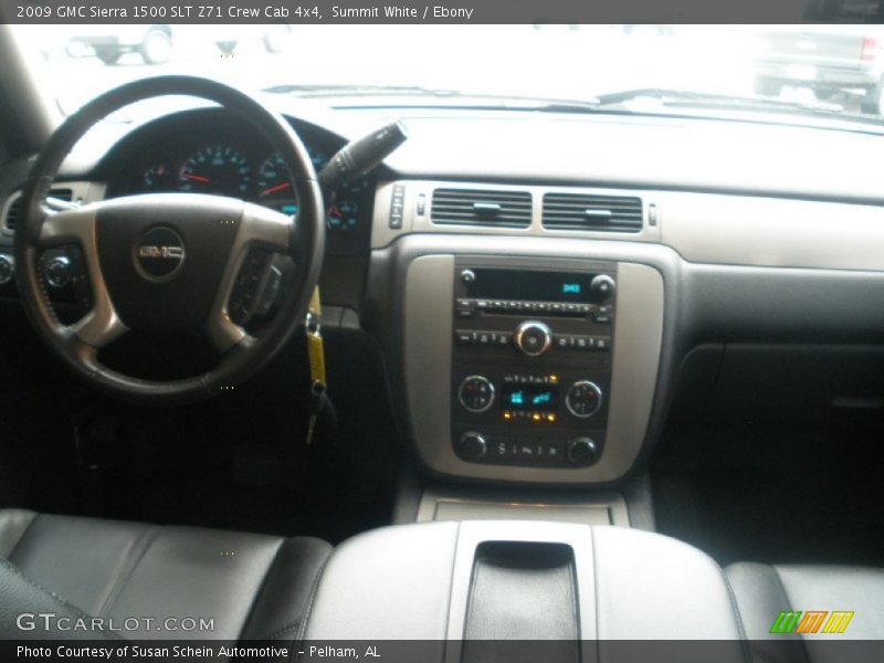 Summit White / Ebony 2009 GMC Sierra 1500 SLT Z71 Crew Cab 4x4