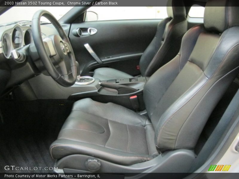 Chrome Silver / Carbon Black 2003 Nissan 350Z Touring Coupe
