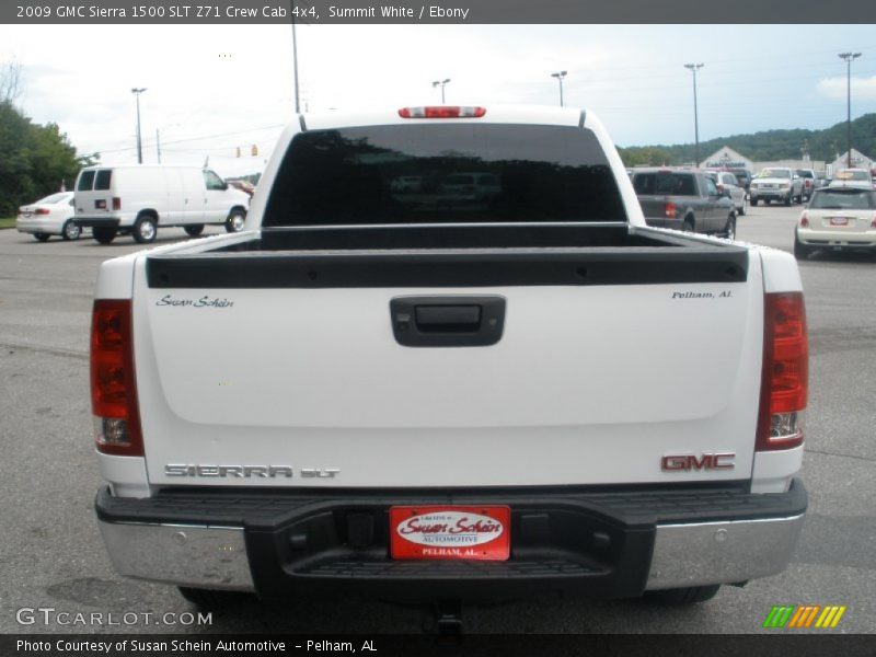 Summit White / Ebony 2009 GMC Sierra 1500 SLT Z71 Crew Cab 4x4