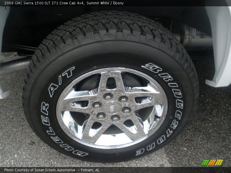 Summit White / Ebony 2009 GMC Sierra 1500 SLT Z71 Crew Cab 4x4