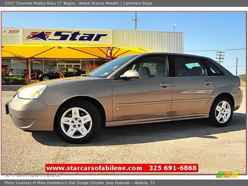 Amber Bronze Metallic / Cashmere Beige 2007 Chevrolet Malibu Maxx LT Wagon