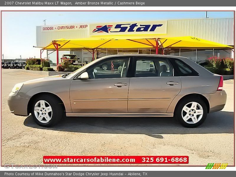 Amber Bronze Metallic / Cashmere Beige 2007 Chevrolet Malibu Maxx LT Wagon