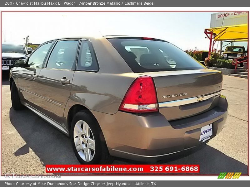 Amber Bronze Metallic / Cashmere Beige 2007 Chevrolet Malibu Maxx LT Wagon