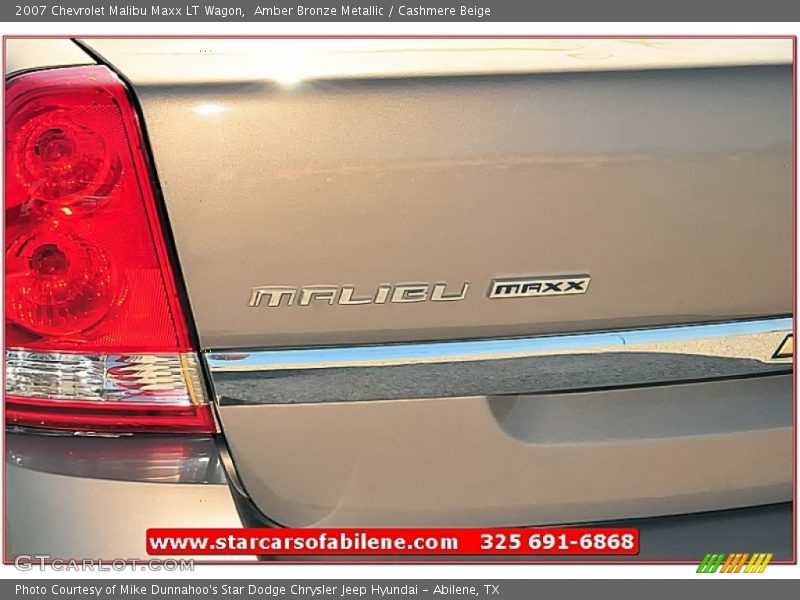 Amber Bronze Metallic / Cashmere Beige 2007 Chevrolet Malibu Maxx LT Wagon