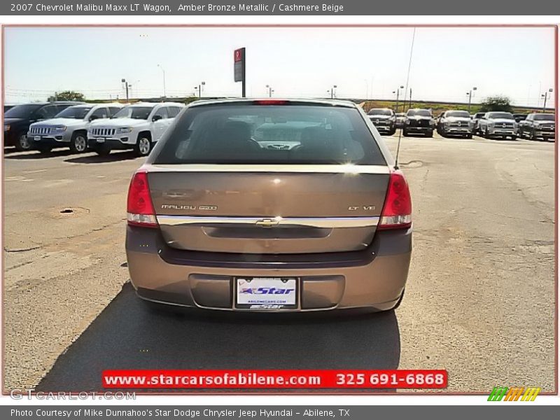 Amber Bronze Metallic / Cashmere Beige 2007 Chevrolet Malibu Maxx LT Wagon
