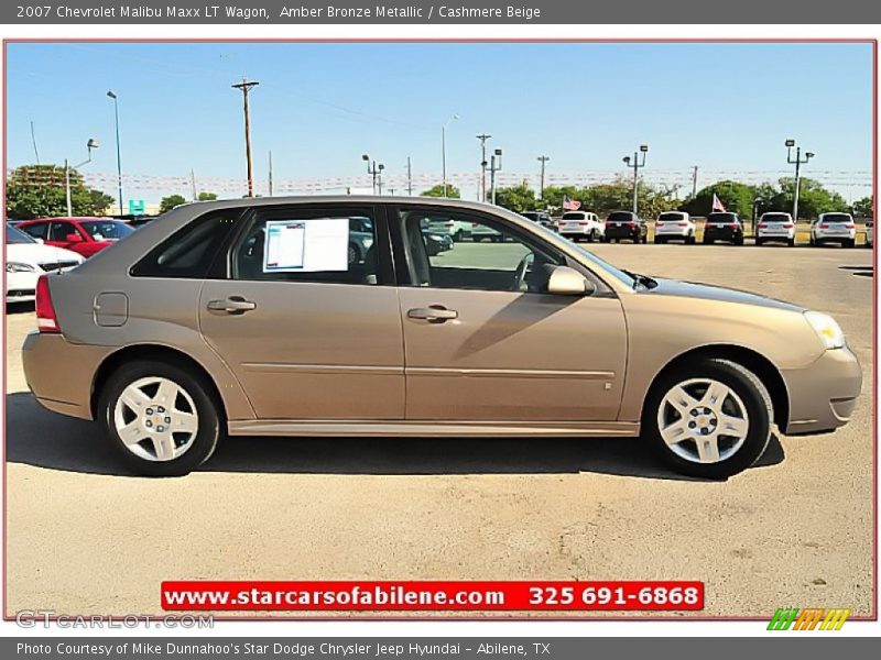 Amber Bronze Metallic / Cashmere Beige 2007 Chevrolet Malibu Maxx LT Wagon