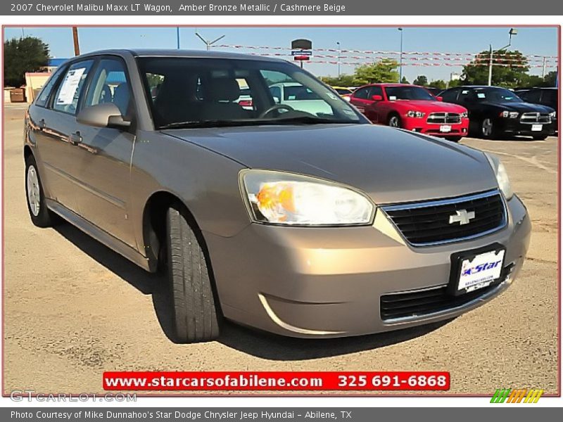 Amber Bronze Metallic / Cashmere Beige 2007 Chevrolet Malibu Maxx LT Wagon