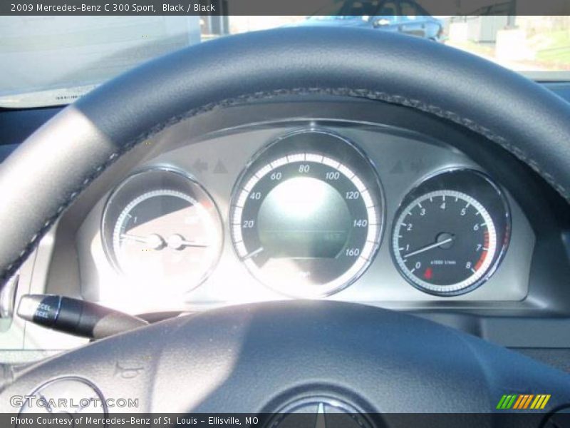 Black / Black 2009 Mercedes-Benz C 300 Sport