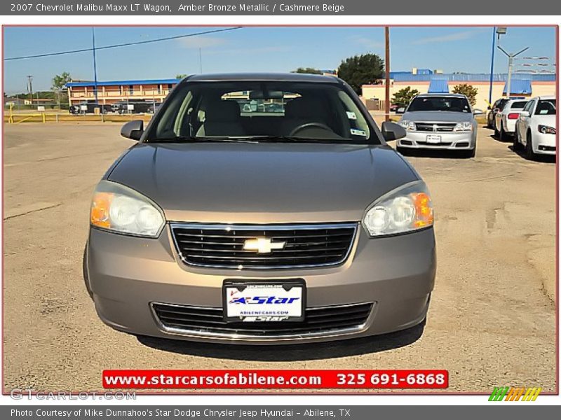 Amber Bronze Metallic / Cashmere Beige 2007 Chevrolet Malibu Maxx LT Wagon