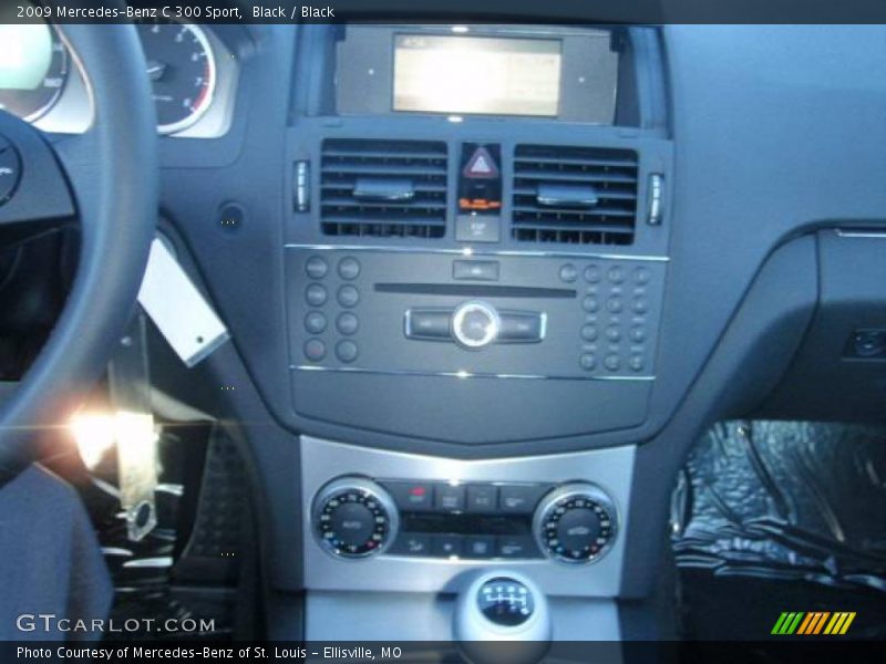 Black / Black 2009 Mercedes-Benz C 300 Sport