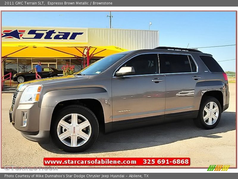 Espresso Brown Metallic / Brownstone 2011 GMC Terrain SLT