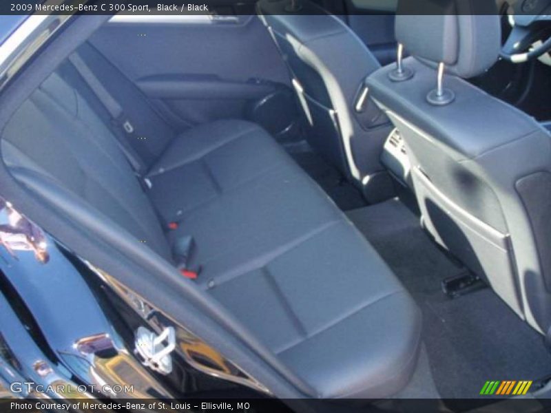 Black / Black 2009 Mercedes-Benz C 300 Sport