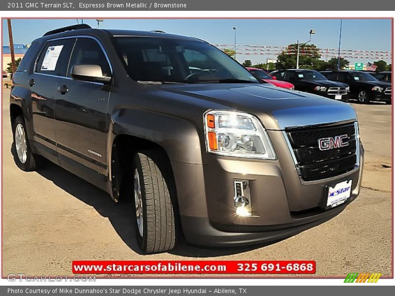 Espresso Brown Metallic / Brownstone 2011 GMC Terrain SLT