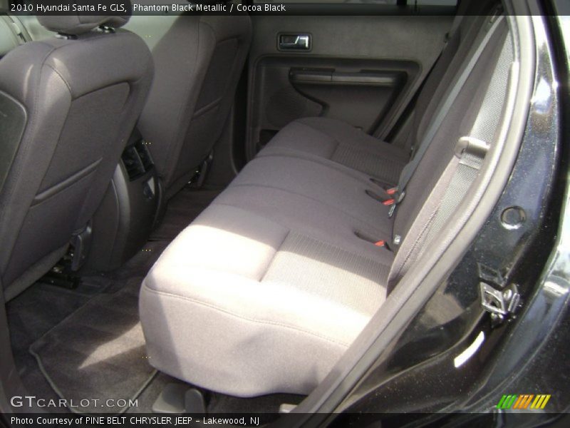 Phantom Black Metallic / Cocoa Black 2010 Hyundai Santa Fe GLS