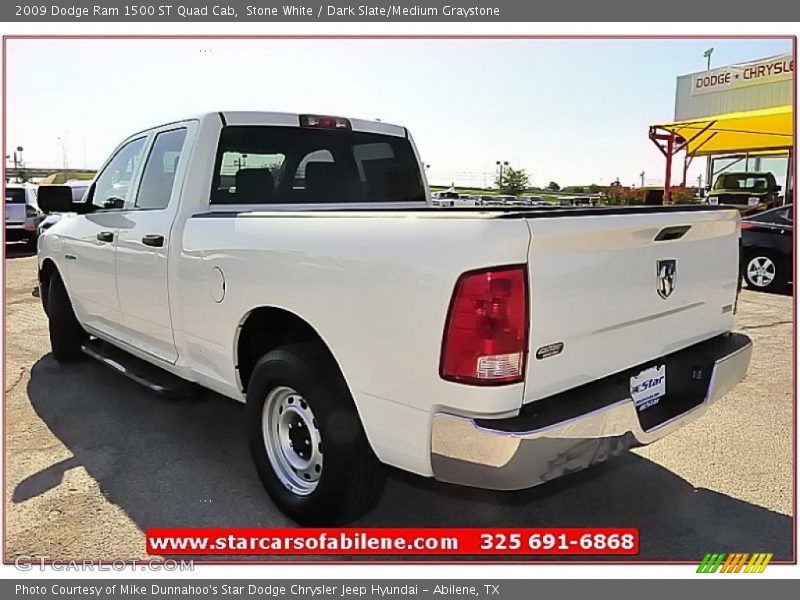 Stone White / Dark Slate/Medium Graystone 2009 Dodge Ram 1500 ST Quad Cab