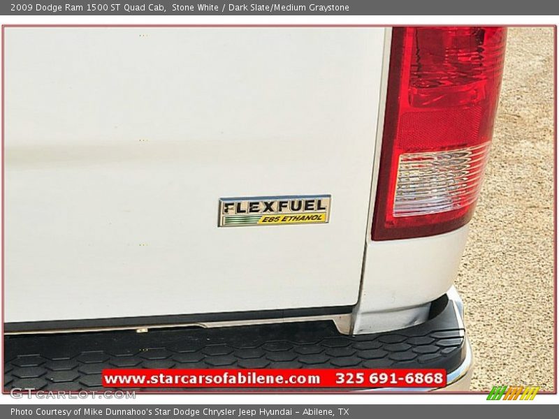 Stone White / Dark Slate/Medium Graystone 2009 Dodge Ram 1500 ST Quad Cab