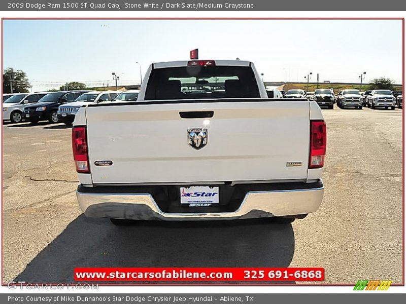 Stone White / Dark Slate/Medium Graystone 2009 Dodge Ram 1500 ST Quad Cab
