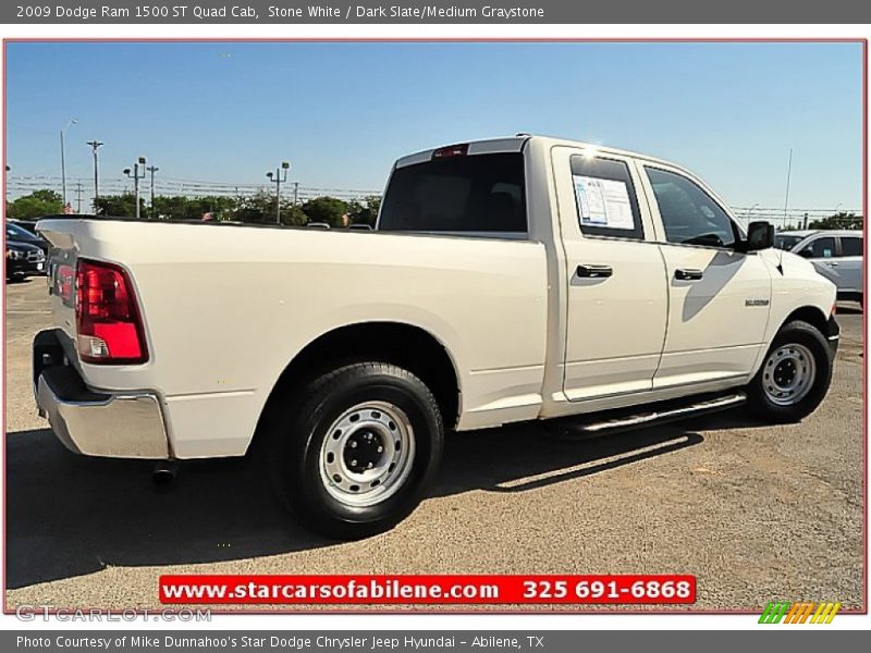 Stone White / Dark Slate/Medium Graystone 2009 Dodge Ram 1500 ST Quad Cab