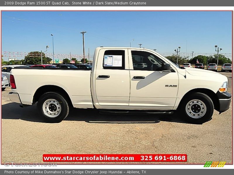 Stone White / Dark Slate/Medium Graystone 2009 Dodge Ram 1500 ST Quad Cab