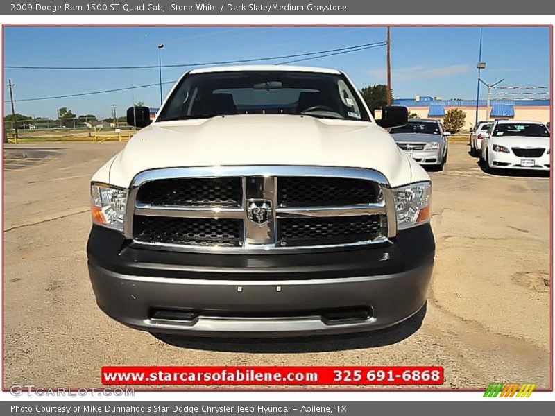 Stone White / Dark Slate/Medium Graystone 2009 Dodge Ram 1500 ST Quad Cab