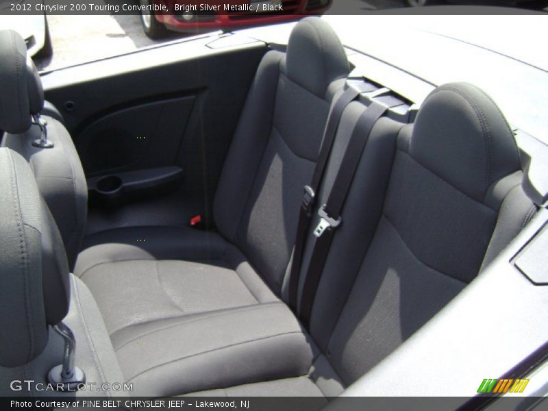 Bright Silver Metallic / Black 2012 Chrysler 200 Touring Convertible