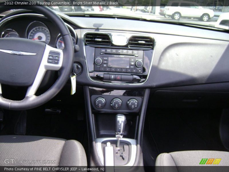 Bright Silver Metallic / Black 2012 Chrysler 200 Touring Convertible
