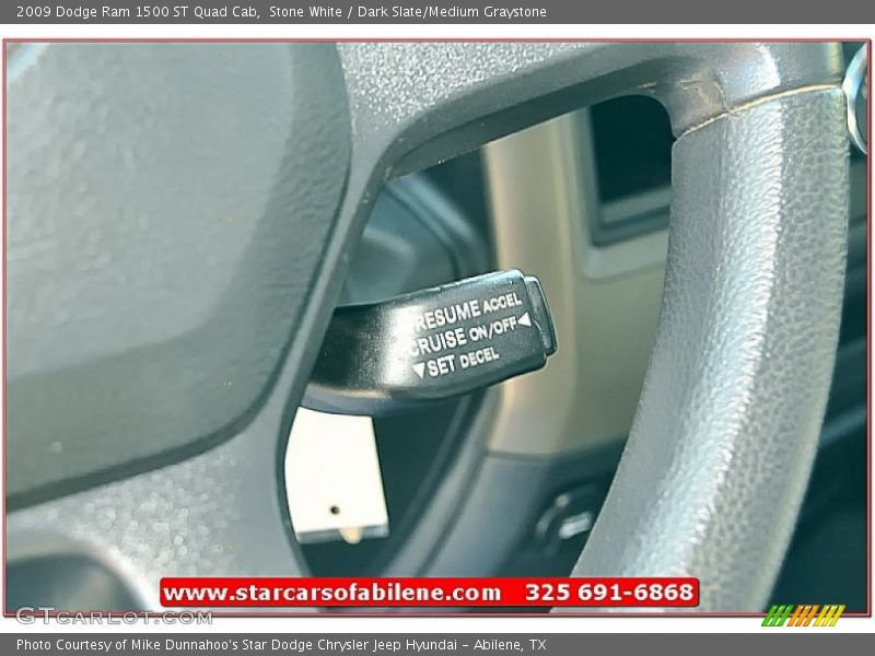 Stone White / Dark Slate/Medium Graystone 2009 Dodge Ram 1500 ST Quad Cab