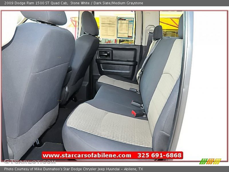 Stone White / Dark Slate/Medium Graystone 2009 Dodge Ram 1500 ST Quad Cab