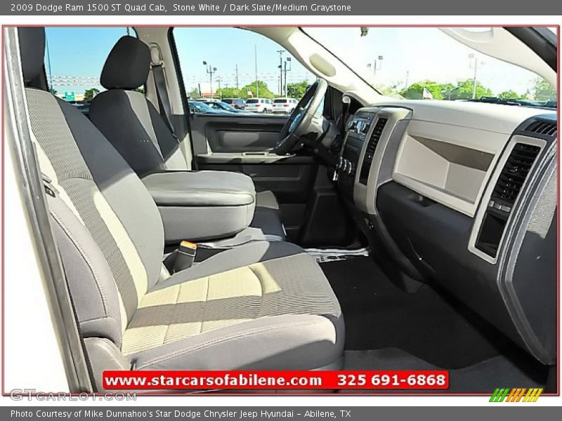 Stone White / Dark Slate/Medium Graystone 2009 Dodge Ram 1500 ST Quad Cab