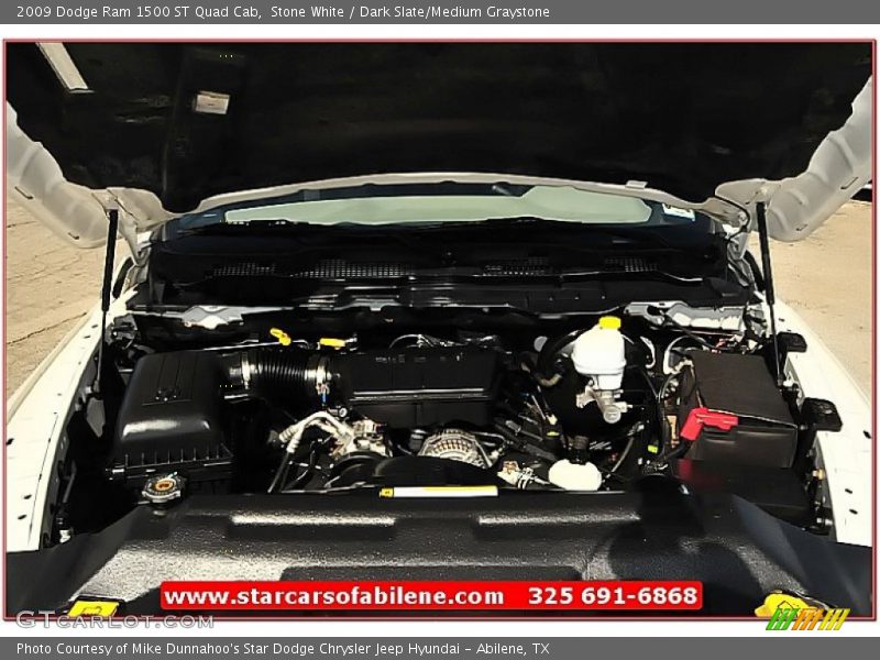 Stone White / Dark Slate/Medium Graystone 2009 Dodge Ram 1500 ST Quad Cab